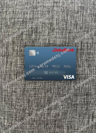 Germany Deka Bank visa card photolook front